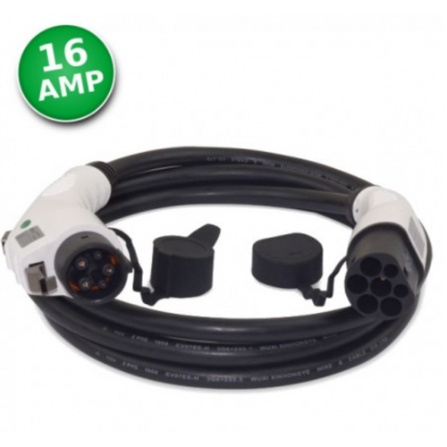 Câble de recharge - Mode 2 - 8A à 16A - T2 / EF - PerformHa